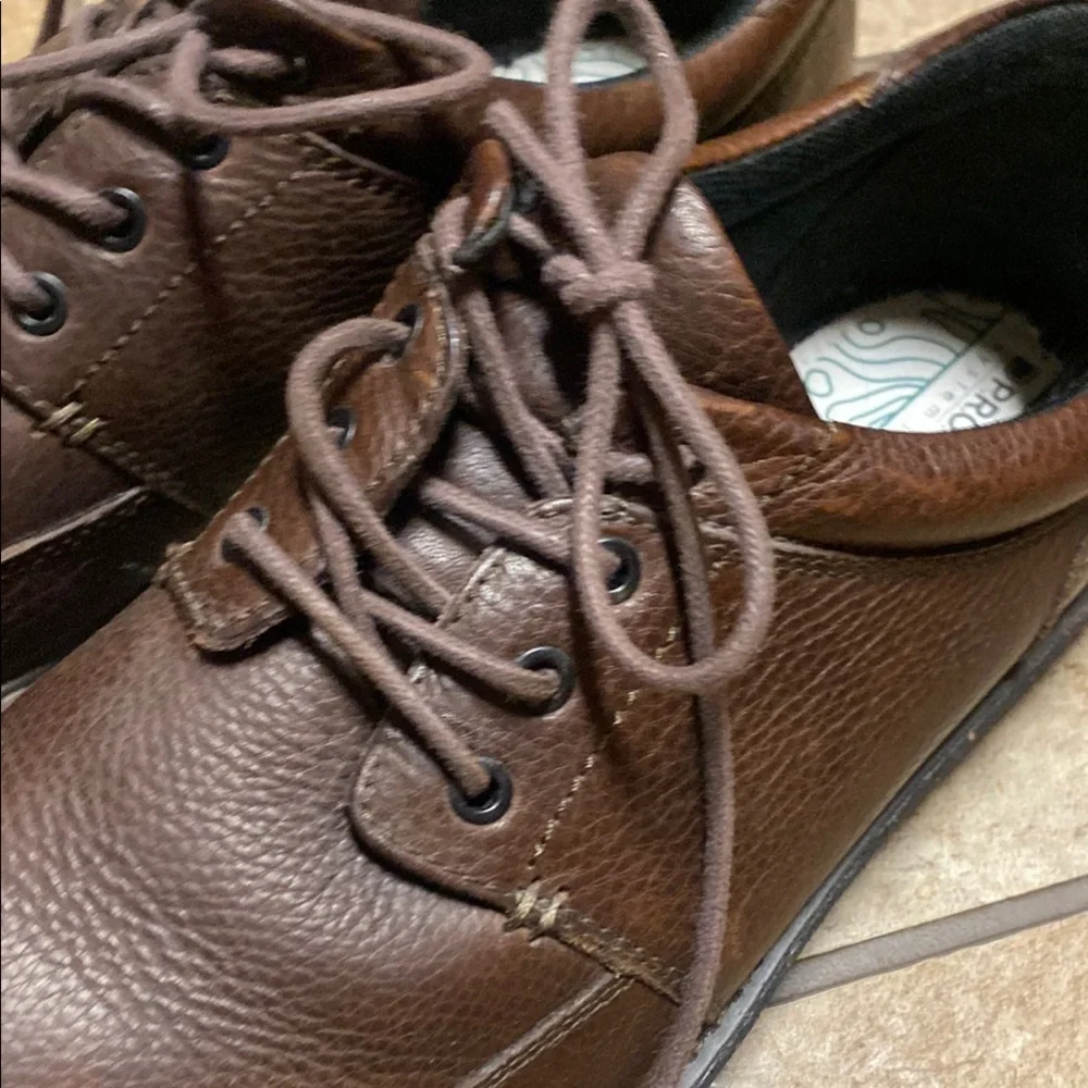 Abeo Brown Leather Men's Size 10.5M Oxfords Timeless Classic Grandpacore